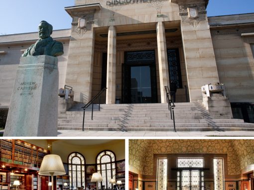 Carnégie Public library in Reims