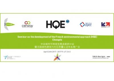 Conference on the development of the French environmental approach (HQE) in Chengdu
