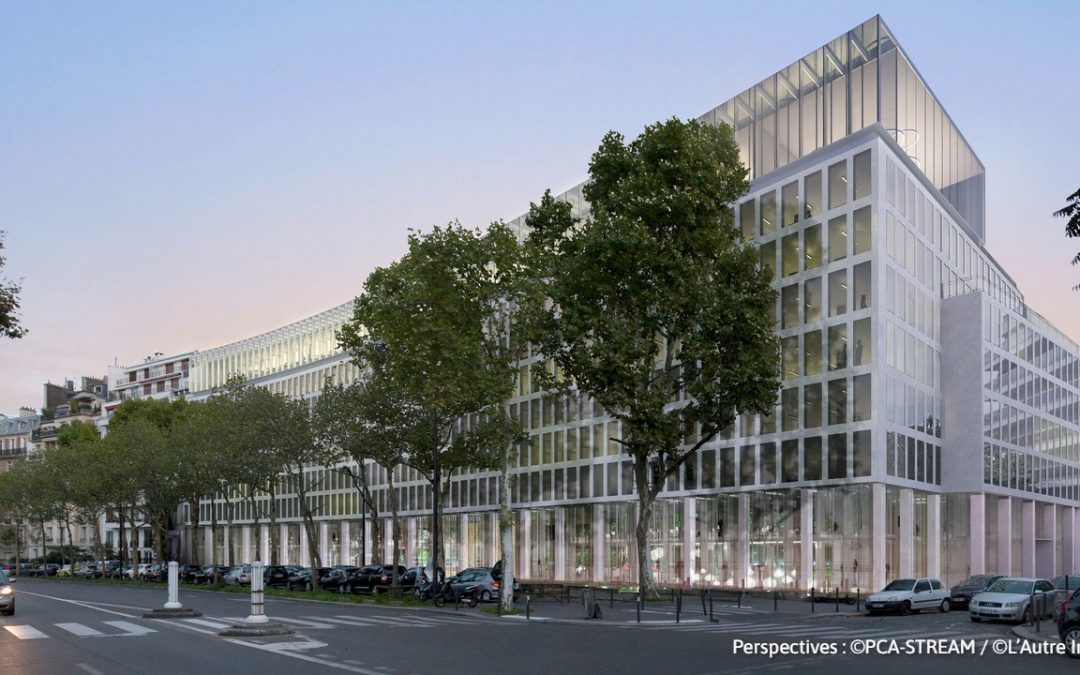 Bureaux de l’Amiral Bruix à Paris, format BIM