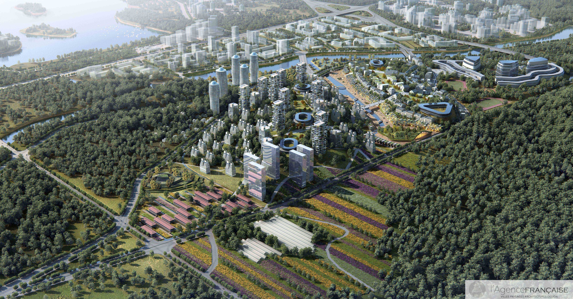 Ville durable : Vallée des fleurs de Chengdu